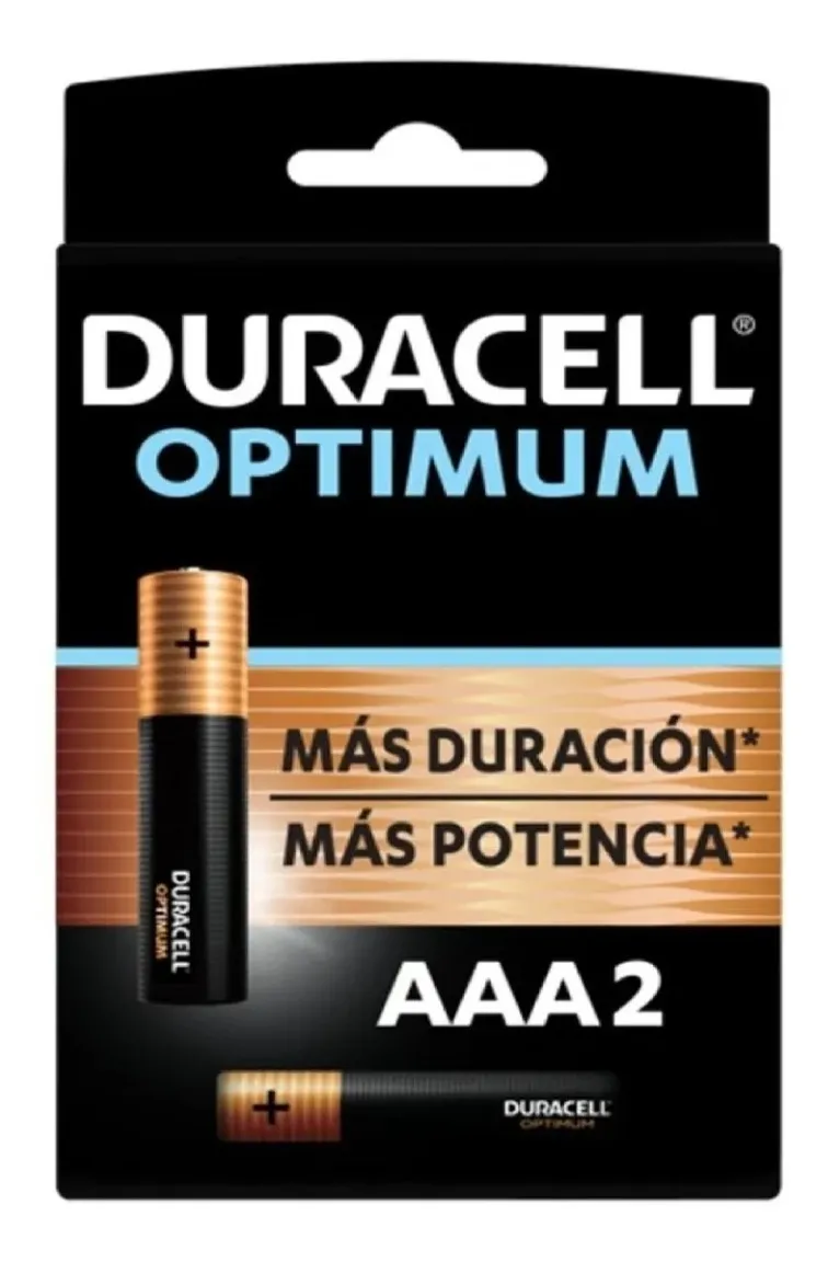 2 Pilas AA Duracell Optimum